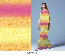 J51222数码印花连衣裙